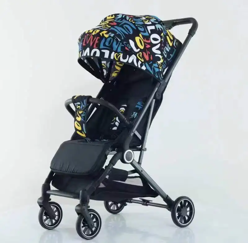 High quality Lightweight Folding Baby Walker Pram Auto Foldable Compact Baby Stroller for carry into airplane