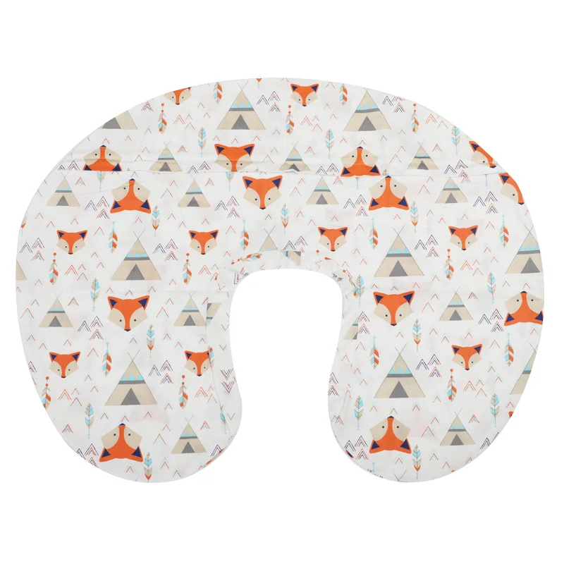 Nursing Pillow cover for Breastfeeding Baby Positioner Protective Baby Nursing Pillow with Extra Large Baby Head Support