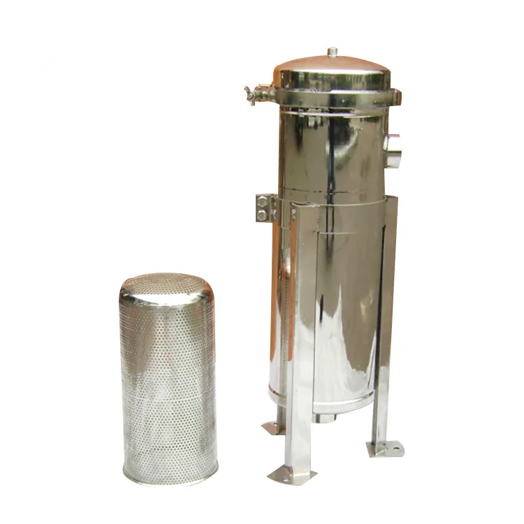 Manufacturers 1-200 micron Steel Bag Filtration Bag Dust Filter Housing On Water Treatment