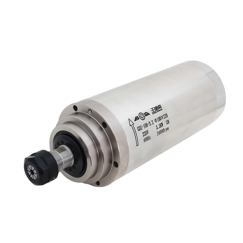 Water cooling 3.2kw spindle motor for milling