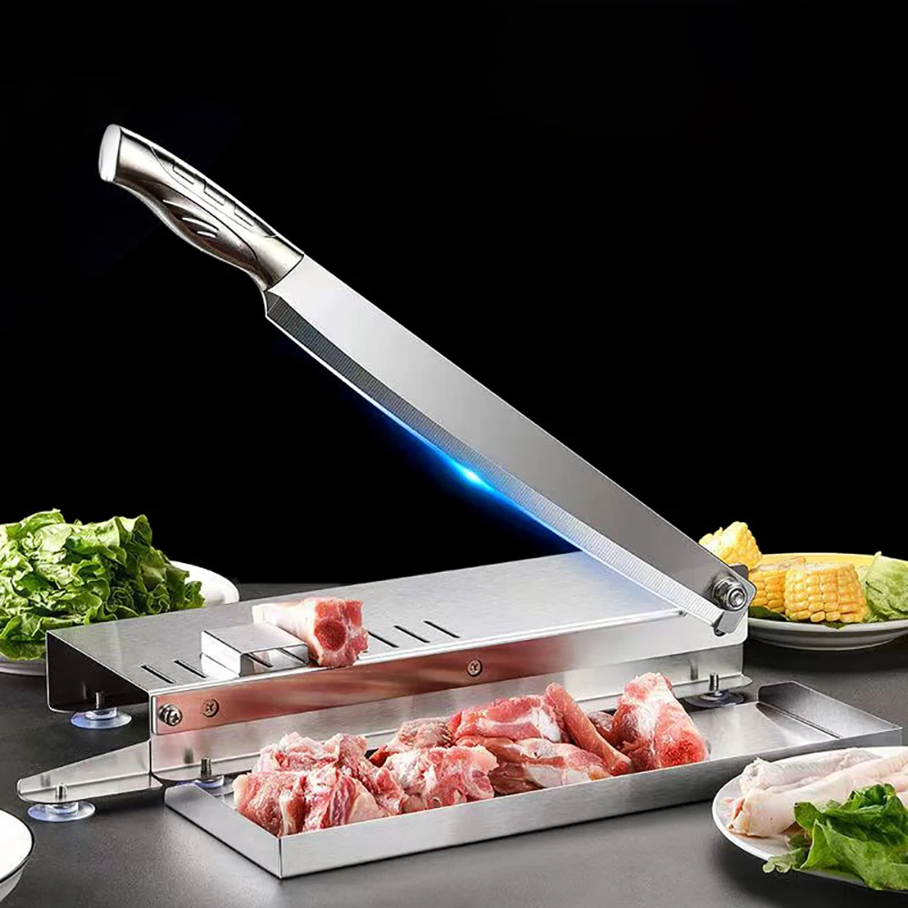 Medium Stainless Steel Kitchen Knife Sharp Bone Cutting Beef Mutton Slicer Household Use Manual Cut Beefs Food Commercial Buyers