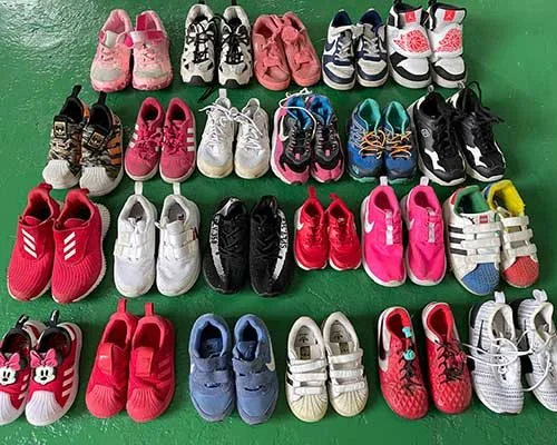 Imported China Guangzhou Shoe Ball Men Sport Original Branded Used Second Hand Shoes a Grade