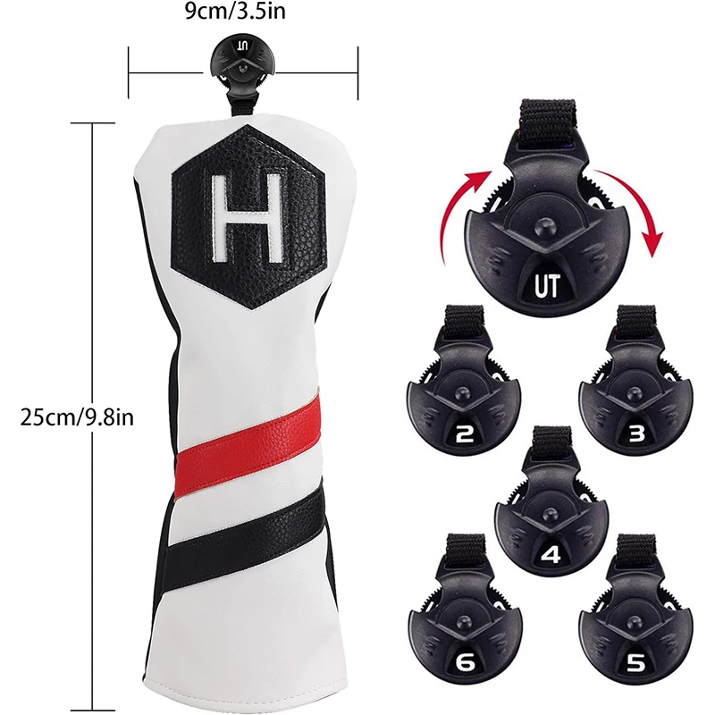 Embroidered Logo Golf Head Covers Set for Personalized Touch