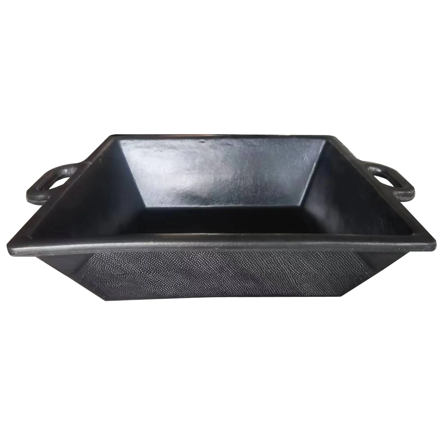 Retangular rubber tub,High quality Feeder&Drinks trough,Black Tools storage bucket with handles real rubber