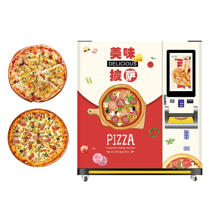 Hot Selling Pizza Vending Machine Fully Automatic Fast Hot Food Pizza Vending Machine