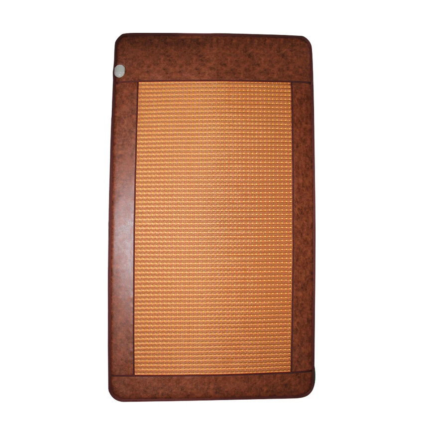 Far Infrared Heat Stone Mat Jade Heating Pad with Adjustable Timer & Thermostat bed mattress king size