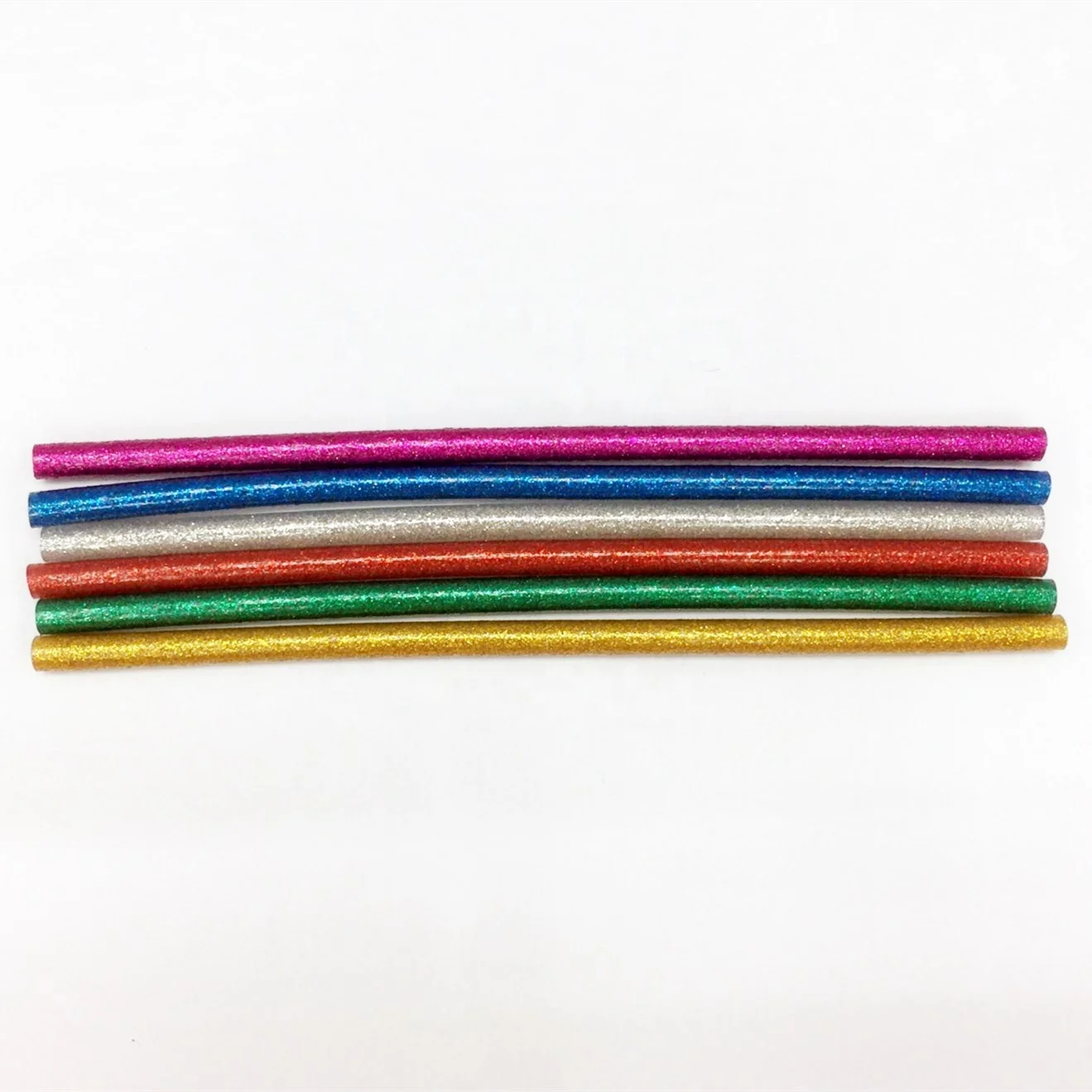 
glitter silicone glue stick 7mm hot melt glue stick 