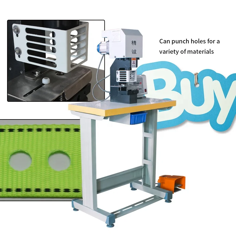 Two functions in one machine hole punching machine eyelet attaching machine