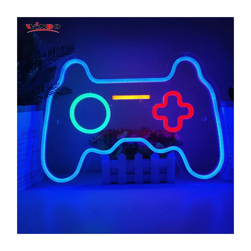 Winbo Dropshipping Custom led light neon sign Room Home Decoration Free design nostalgia game room neon sign