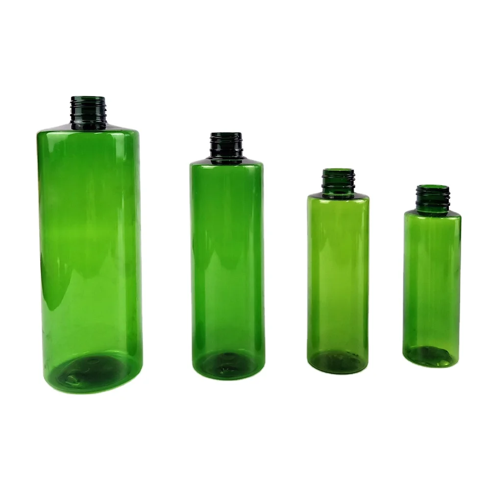 2024 150ml 200ml 250ml PET Colorful  Cosmetic Packaging Bottle with aluminum cover Lotion Container plastic bottle