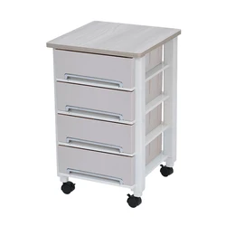 Органайзер для шкафа с 4 ящиками, пластиковый шкаф для шкафа, прикроватный шкаф, ящики