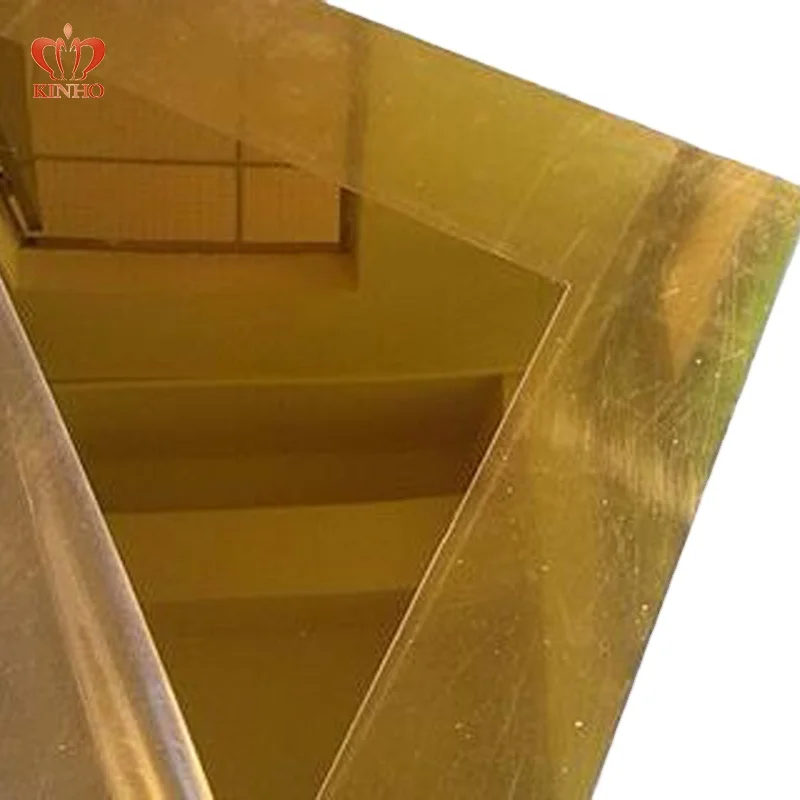 Factory Wholesale 4x8 1220x2440mm Plastic Sheet Gold and Silver Acrylic PMMA Mirror