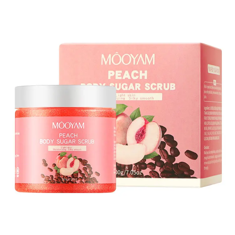 Private Label Exfoliating Organic Natural Sugar Coffee Skin Care Body Scrub