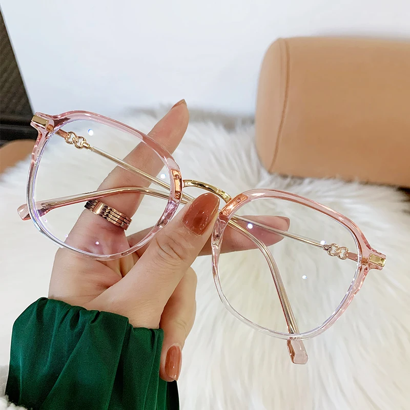 7117 Hot Selling Designer Glasses Anti Blue Light Spring  Fashion Computer Glasses Woman Eyewear