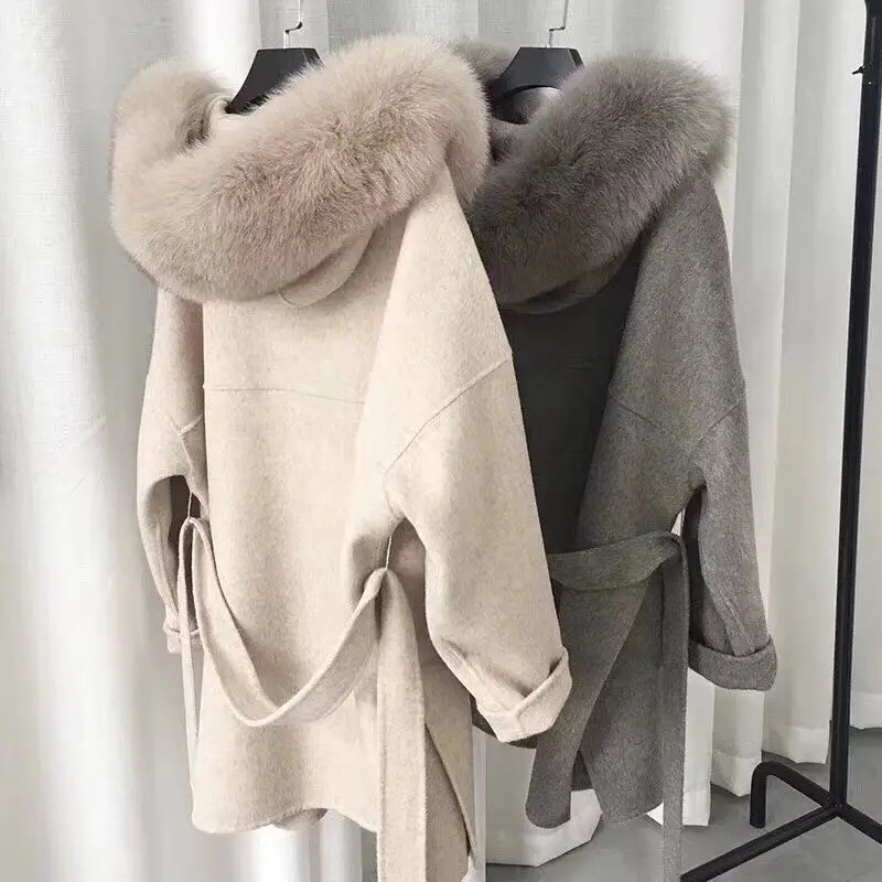 2019 Europe And The United States New Women fur Cashmere Shawl