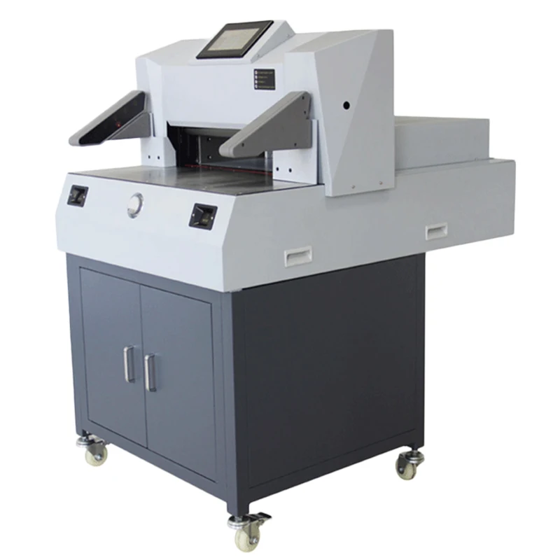 500V9 electric paper cutting machine with 7inch touch screen
