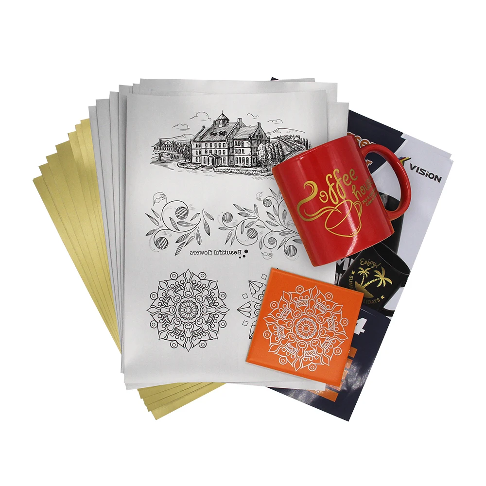 
Transfer Paper for laser printer metallic silver or gold laser transfer paper 