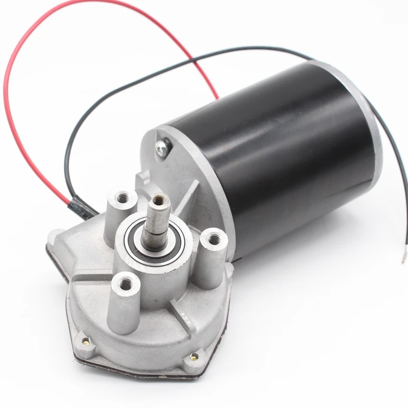 24V 36V 48V 12v worm gear motor dc for electric wheelchair and truck