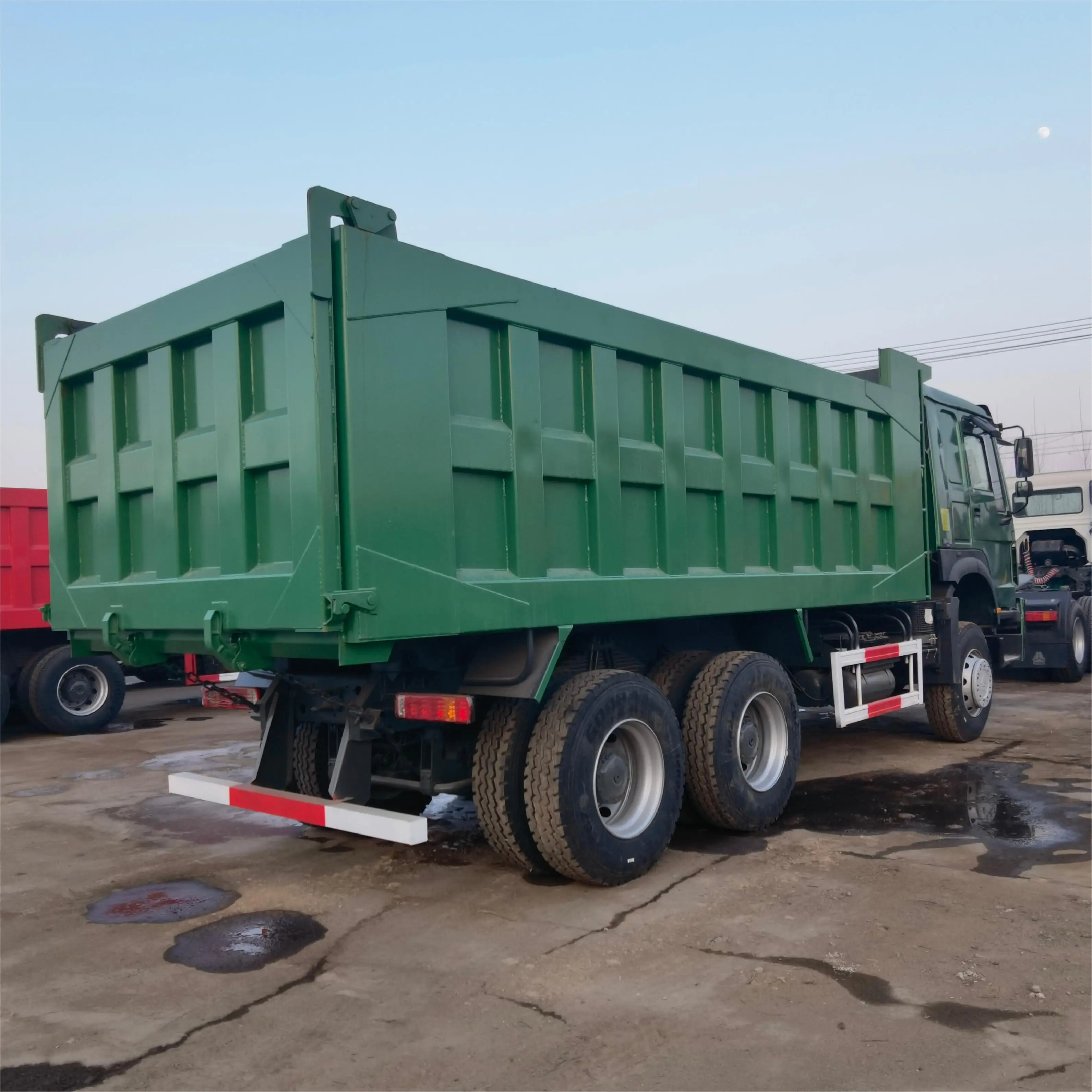 Дозорный самосвал Howo 40 тонн 10 колес 6x4 ручной двигатель Weichai 371 л.с. дизельное топливо стандарта евро 2 левый стальной материал автоматический