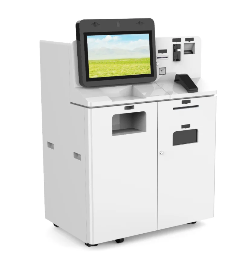 Smart Self Service Bank ATM Machine Vtm Machine Video Virtual Teller Machine Kiosk Manufacturer