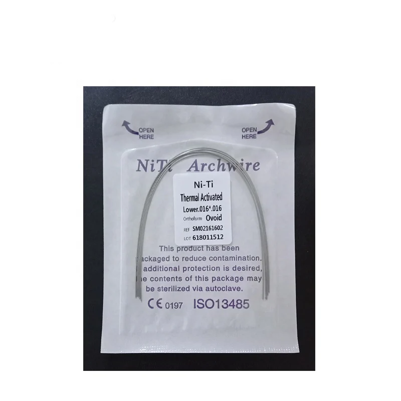 Custom dental Orthodontic wires copper nickel titanuim orthodontic niti braces arch wire orthodontic