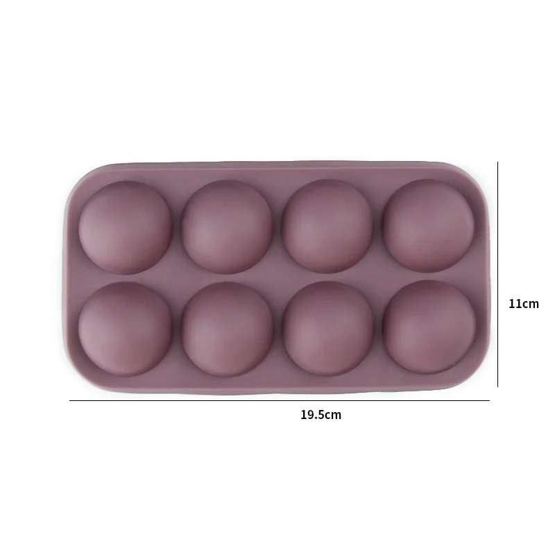 Food Safe Chocolate Bomb Silicone Molds Large Baking Pans Cocoa Balls Molds