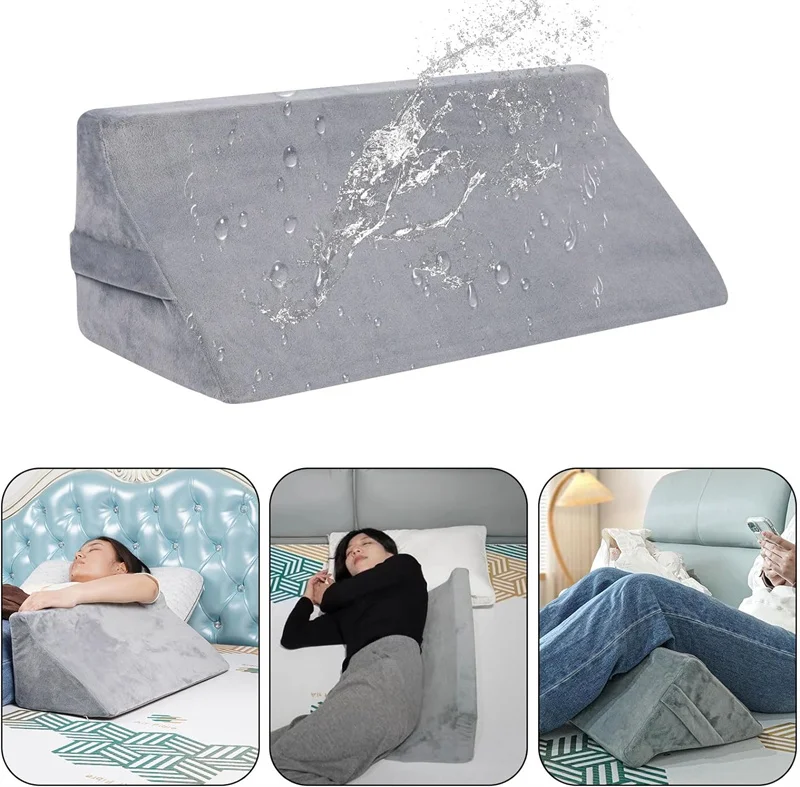 Side Sleeping Pressure Ulcer Bedsore Turning Wedge Pillow Positioning Medical Pillow for Elderly