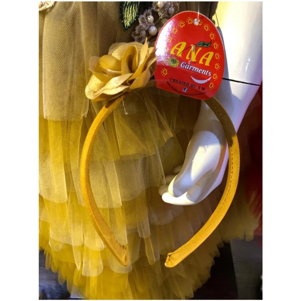 new 4-7 years lace sleeve less girl princess layered dress comfortable breathe freely kids baby party dress