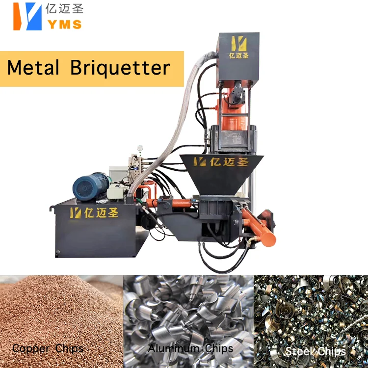 Scrap metal briquettes Briquette making machine for magnesium shaving chips