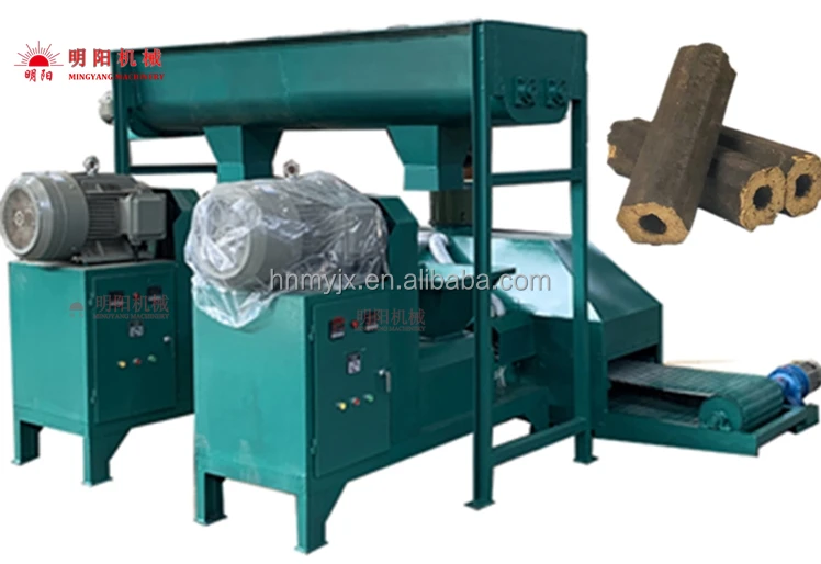 Sawdust Charcoal Briquette Making Machine Briquette Press Machine Olive Husk Charcoal Briquette