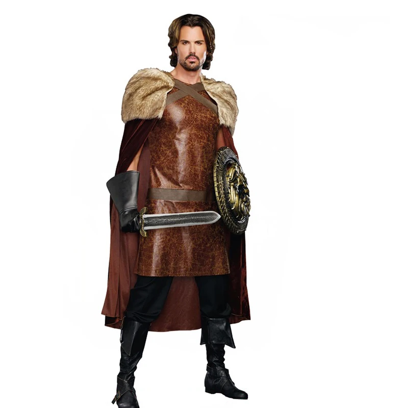 FAMOUS spartan fancy halloween costume adult man cosplay hero costume Roman gladiator costume