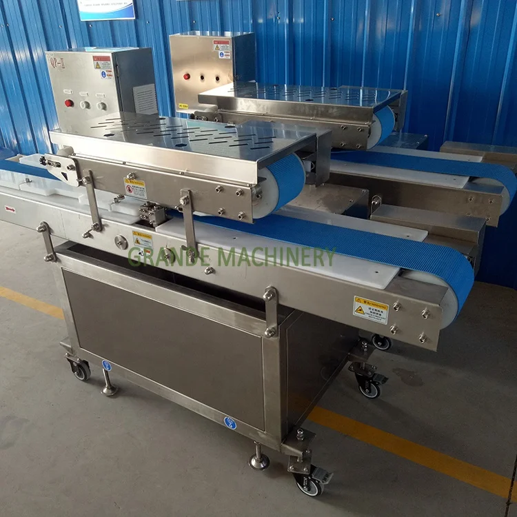2023 Automatic High Capacity Horizontal Beef Chicken Breast Fish Squid Calamary Fronds Salmon Octopus Slicing Cutting Machine