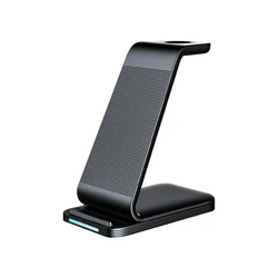 Amazon hot selling 3 in 1 Wireless Charger for iPhone i Watch Air Pods Wireless Charger Multi-function Stand wireless charger