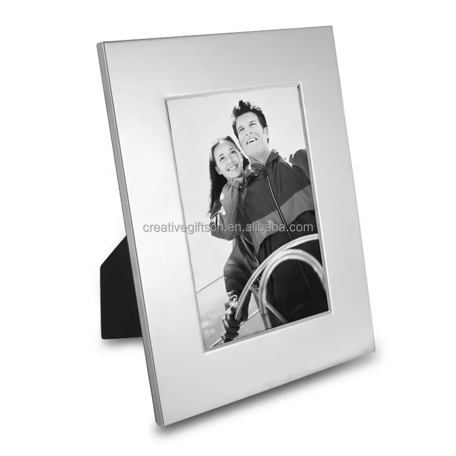 Wholesale Custom 5x7 Silver Metal Photo Frame for Home Decor
