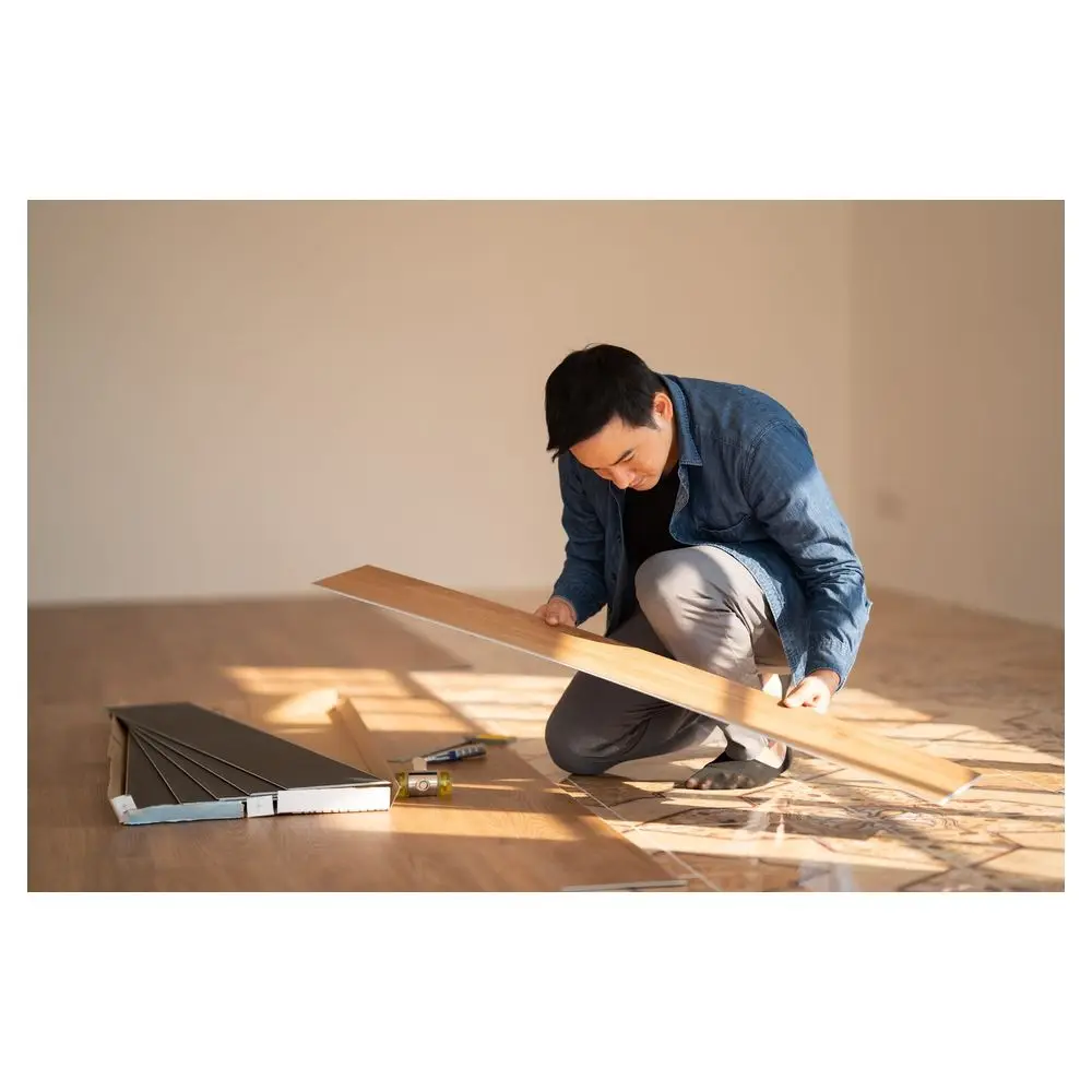 Prima Fire Retardant Waterproof Durable Plastic PVC Lvt Spc Click Vinyl Laminated Spc Flooring for Commercial Decoration