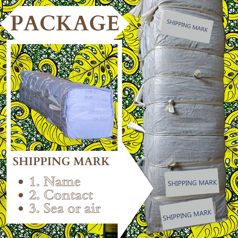 Stock Wholesale 6 yard High quality Print wax fabric 100% Polyester popular african loincloth wax printed clothing fabric