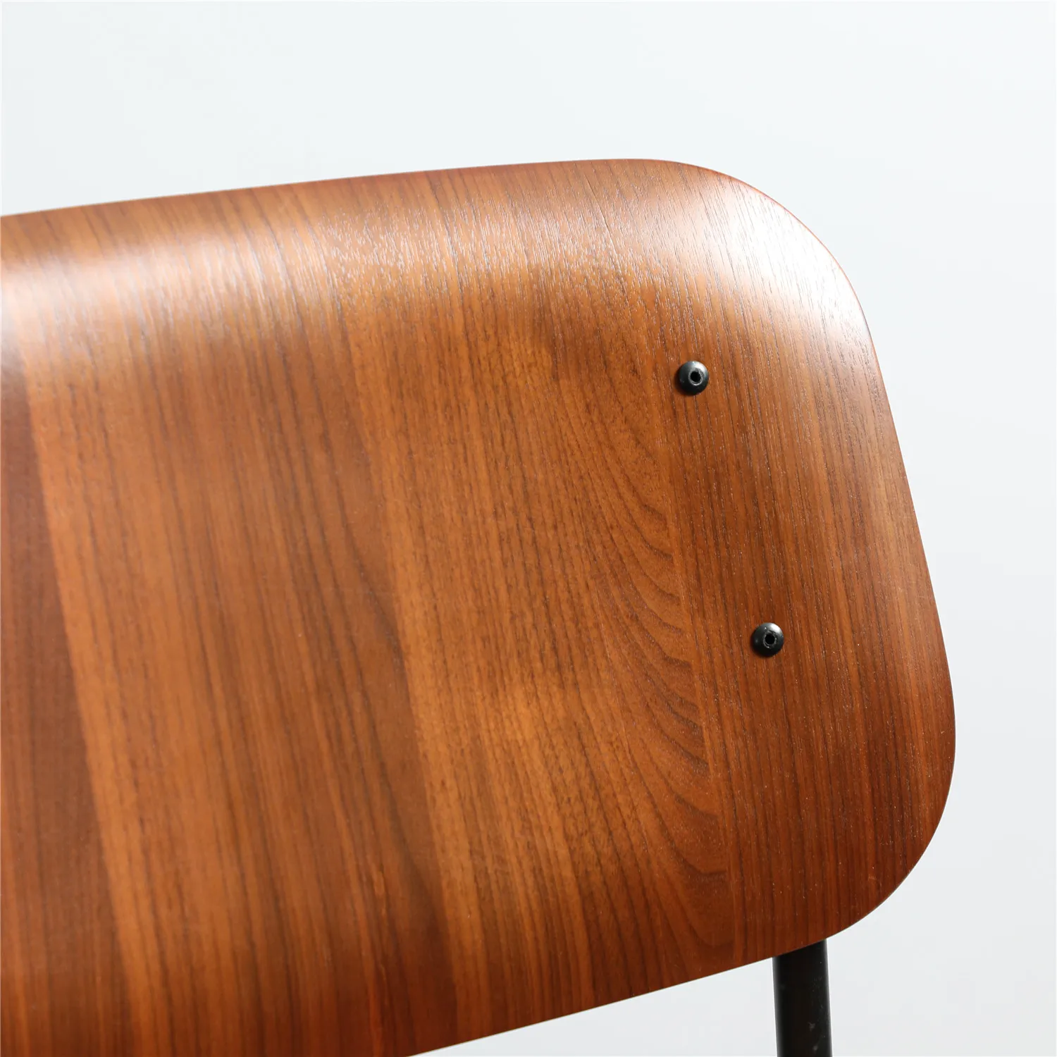 Nordic Home Furniture Coffee Shop Modern Industrial Italy Metal Frame Wood High Bar Chair for bar table