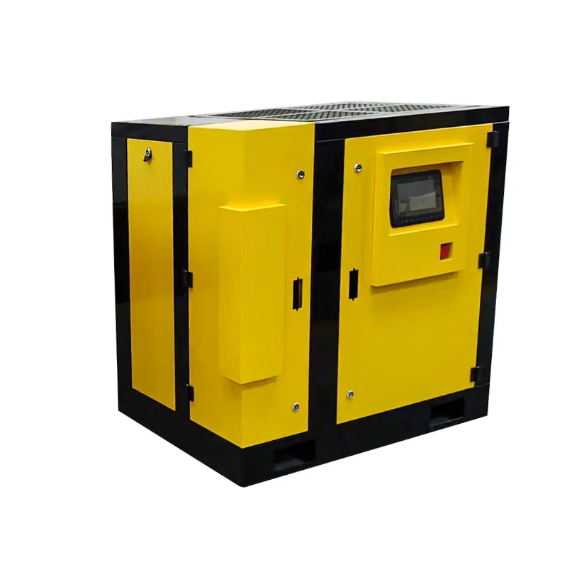 Ruihong Two Stage 37kw 50hp 8Bar 10Bar Industrial 415V 380V Permanent Magnet VSD Screw Air Compressor