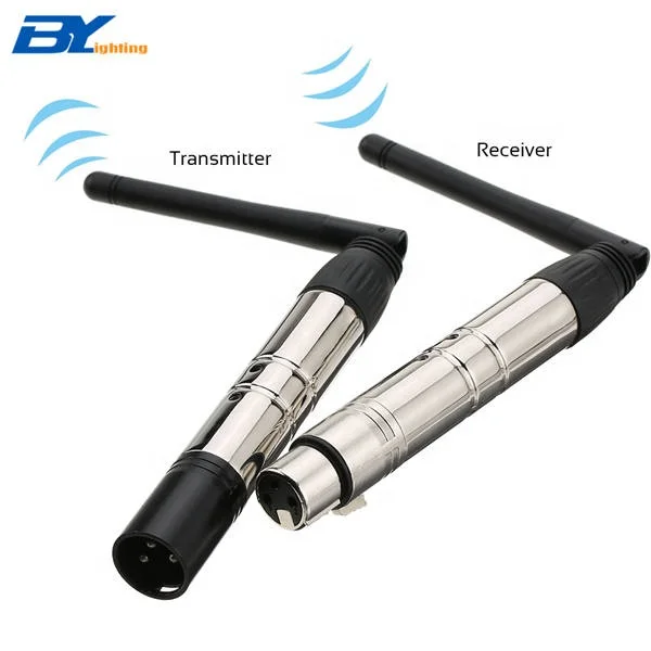2.4g wireless 3-pin XLR dmx512 transmitter and receiver dmx for stage light dj equipment