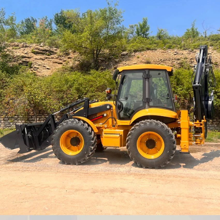 Wolwa 1.3m3 front loader bucket and 0.3m3 backhoe loader retroexcavadora