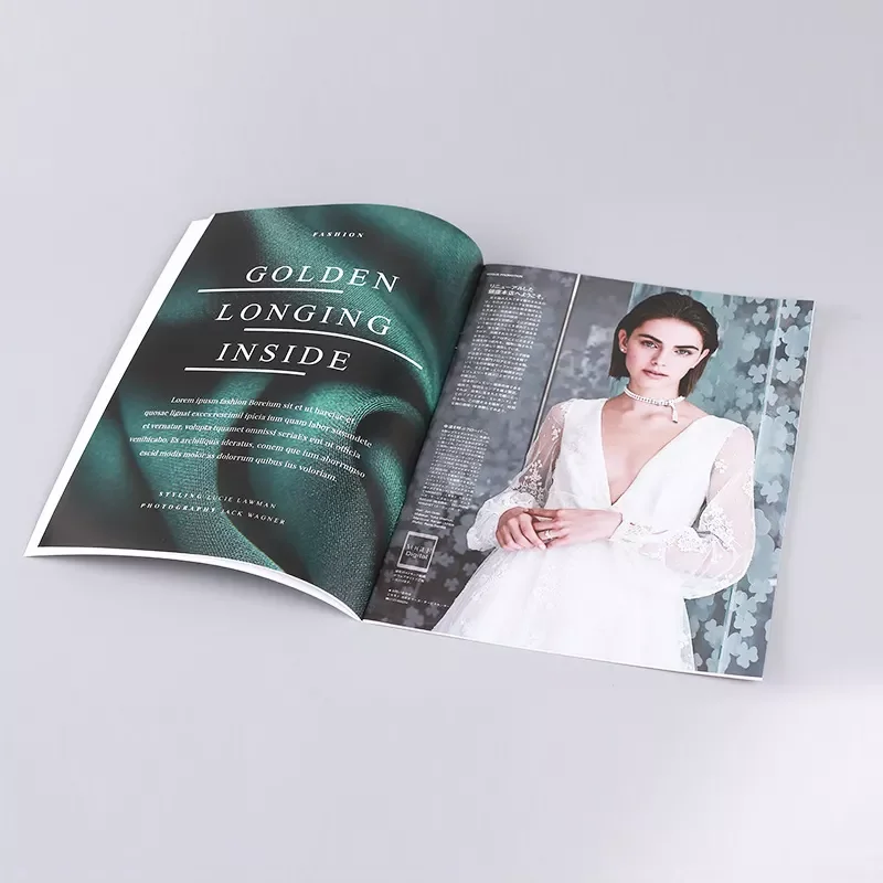 Custom Logo China Supplier Magazine Printing Perfect Binding Book English Book Printing