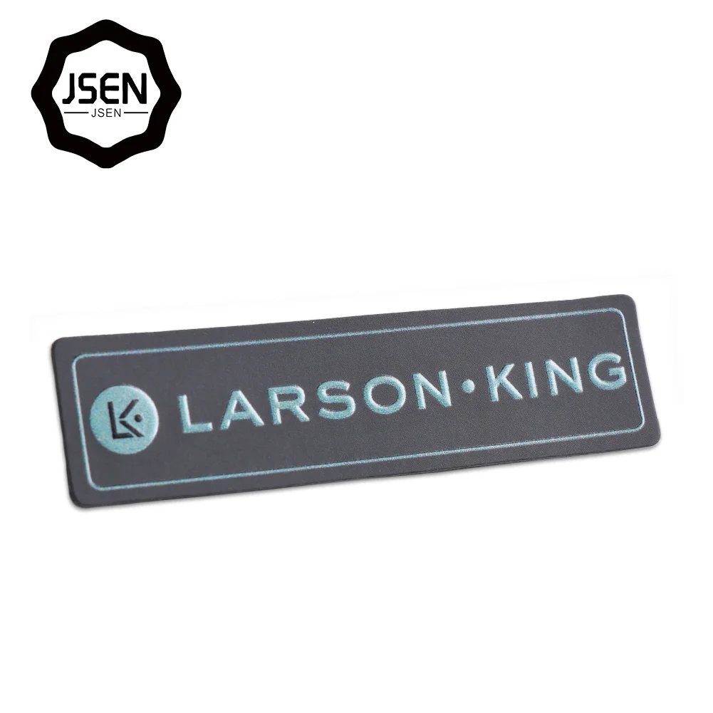 Manufacturer OEM LOGO Sewing on Clothing Bag Deboss Emboss Print Laser Synthetic Leather Label Tag Patch