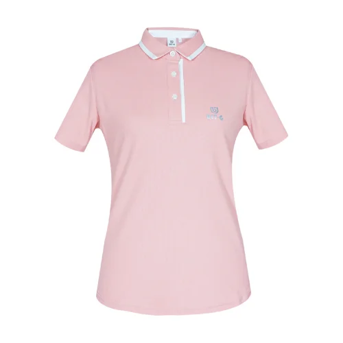 Вьетнамское производство удобная футболка с коротким рукавом для девочек Гольф-Поло пластиковая сумка вышитым логотипом упаковка топ любимых дам