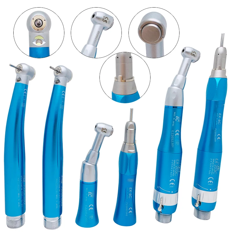 Высококачественный керамический подшипник NS-K углы EX-203 низкоскоростная кнопка стоматологический наконечник пневматический двигатель стоматологическое оборудование