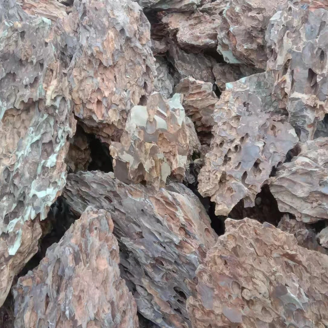 
Luxuriously decorated indoor fish tank bred transparent pet fish aquarium Dragon bone stone 