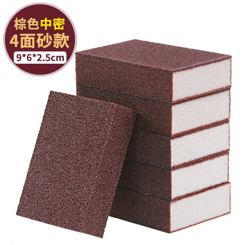 Rust removable abrasive cleaning sanding Washable and Reusable For Kitchen emery Sponges