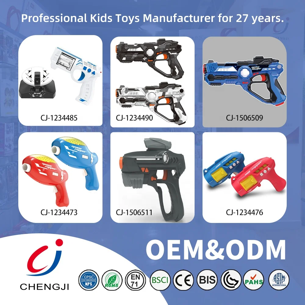 Chengji pistol laser kids electric gun weapons plastic sound light toys sniper vibration b/o toy space gun with sound