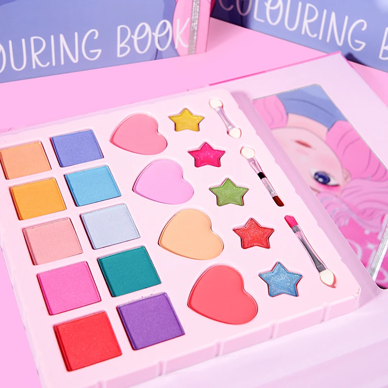 Non Toxic Girls Beauty Pretend Play Toys Ice Cream Organic Lovely Fruity Natural Kids Glitter Play Cosmetic Set