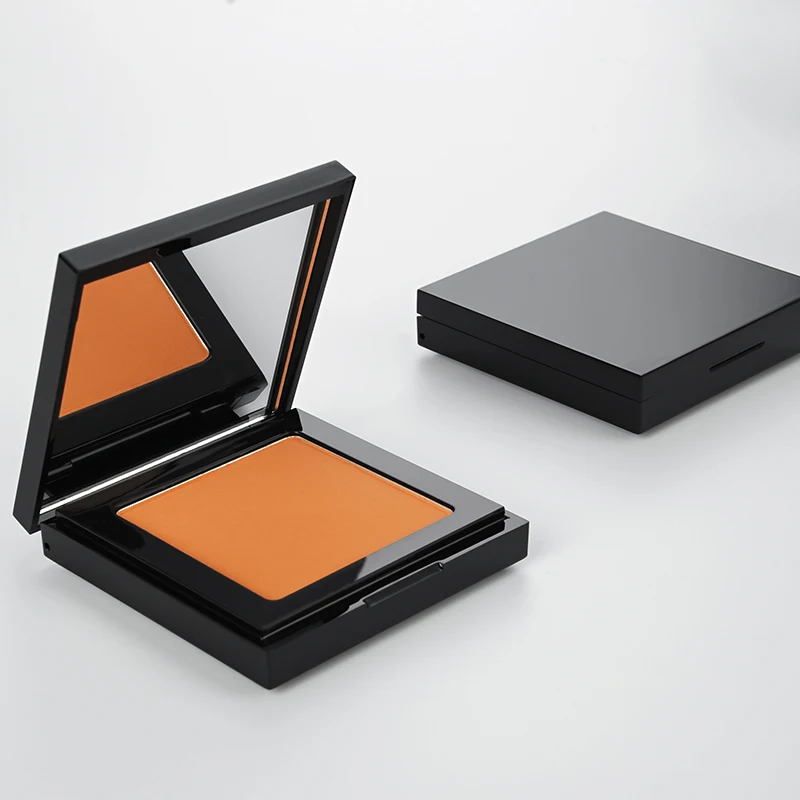 Full Coverage Waterproof Oil Control Transparent pressed Women Make Up Foundation And Face Powder Compact Makeup Private label