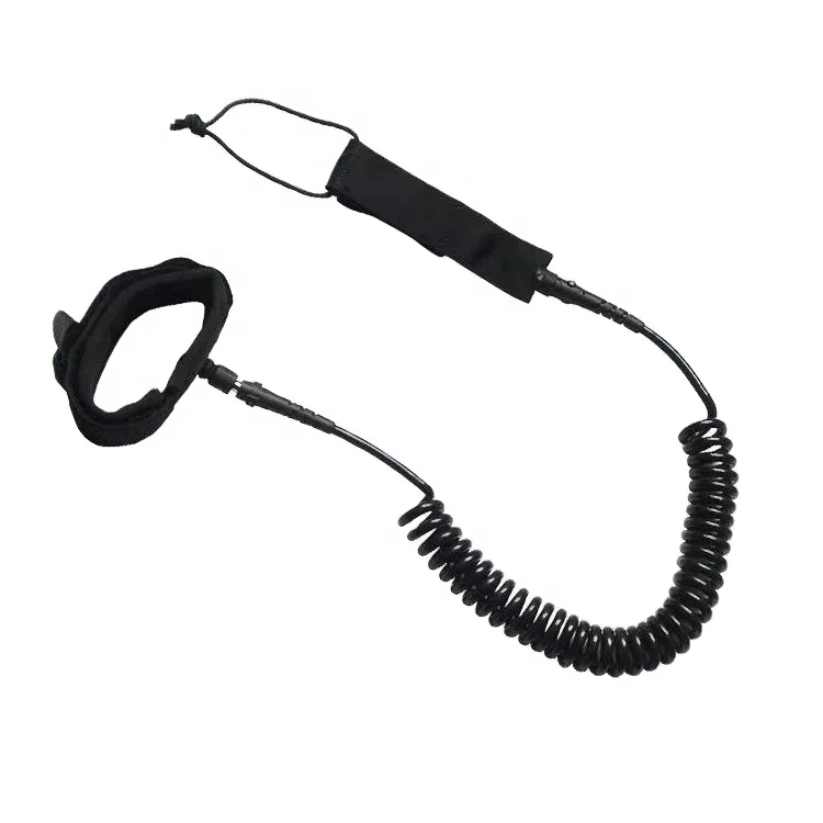 Surffoot Telescopic Life Rope Plastic Safety Accessory for Windsurfing SUP & Water Ski Can Rotate on Surfboard